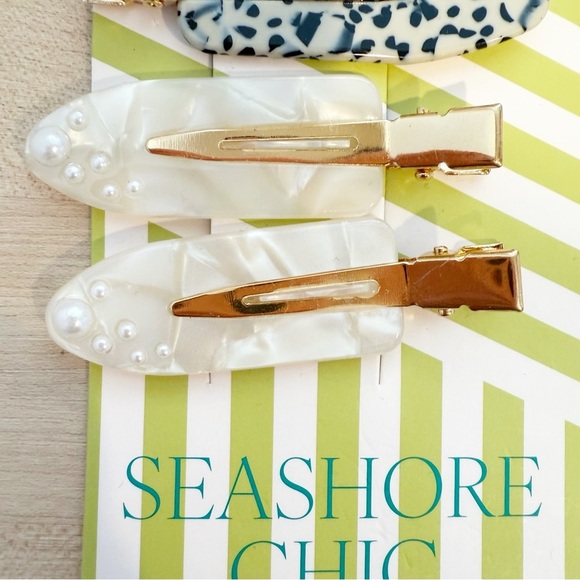 ANTHROPOLOGIE Styling Hair Clips NWT Set Of 4 - Picture 4 of 6